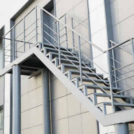 Metal Fire Escape Stairs