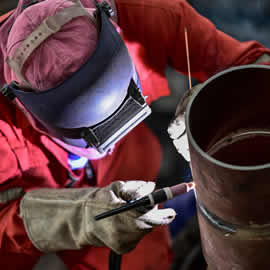 London Specialist Welder Factory Protective Equipment Welding pipe